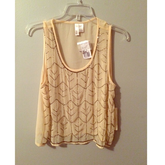 NEW Forever 21 sheer tank top