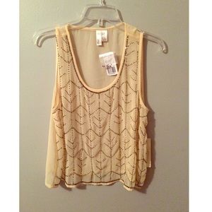 NEW Forever 21 sheer tank top