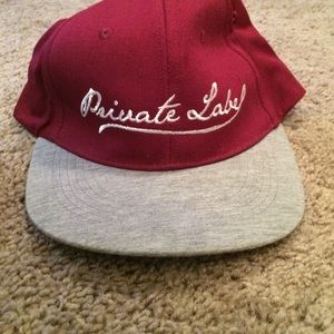 "Private label" ball cap