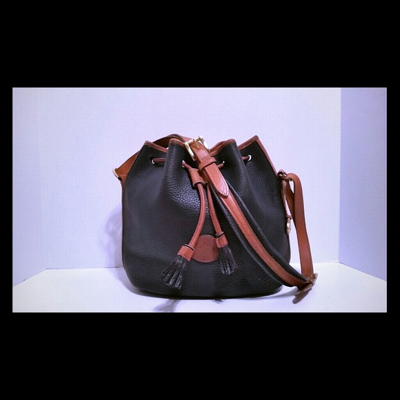 Vintage 90s Era Dooney and Bourke Drawstring Bag