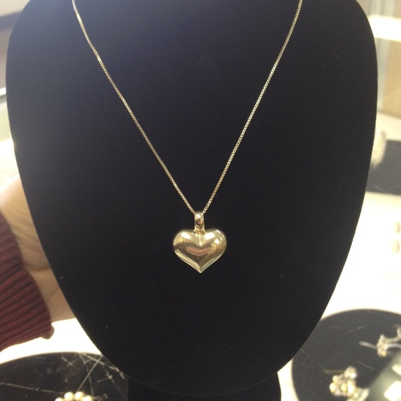 Authentic Steeling Silver Heart Pendant