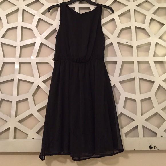 Black cocktail dress