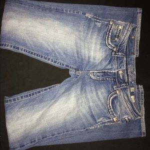 Super cute light blue boot cut Miss Me's!