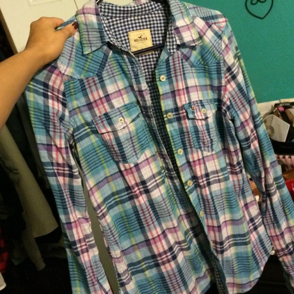 Hollister Plaid Button Down