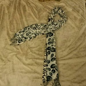 Animal print scarf
