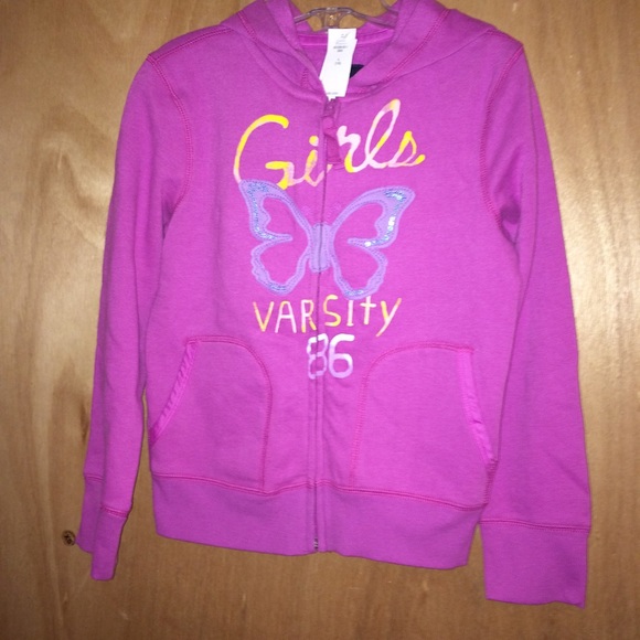 Girls Zip Up Hoodie Jacket