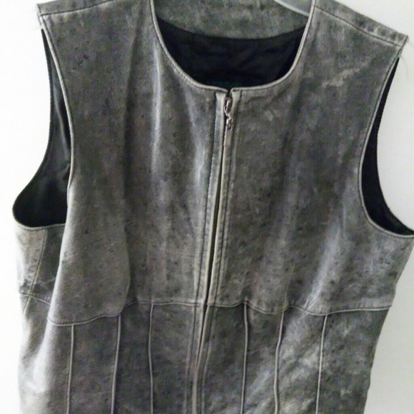 Distressed  vest