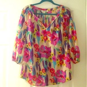 Daniel Rainn Floral Tunic from Nordstrom