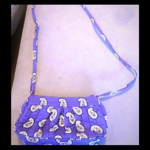 Purple paisley Vera Bradley w matching wallet