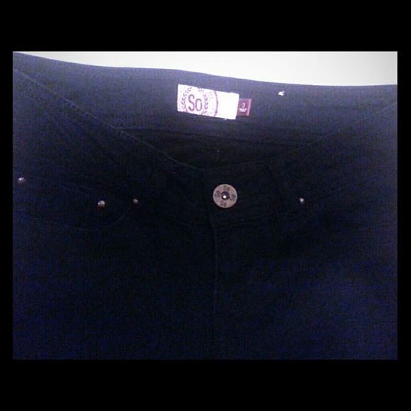 So navy blue skinny stretch pants