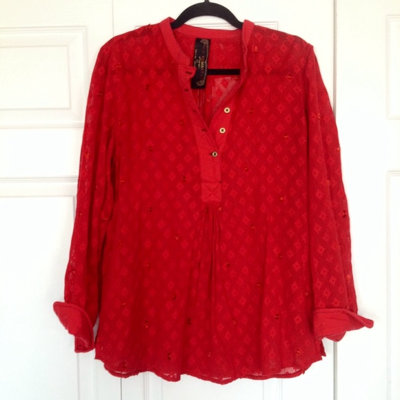 Free People crochet tunic