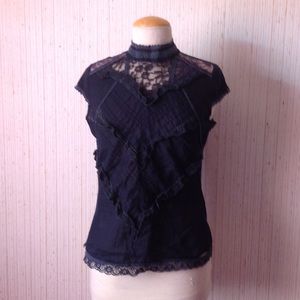 Black gothic lolita top