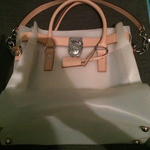 Nwot Michael kors Hamilton large jelly tote