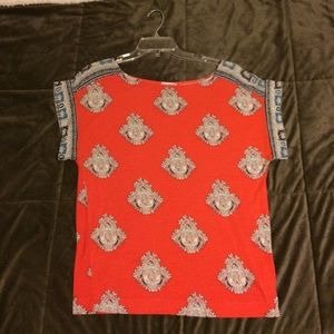 Orange casual or dressy top