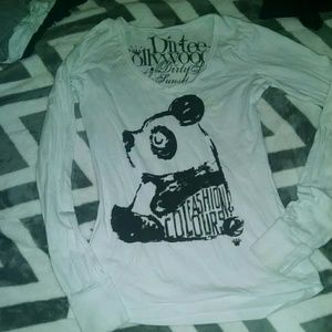 Long sleeve white shirt