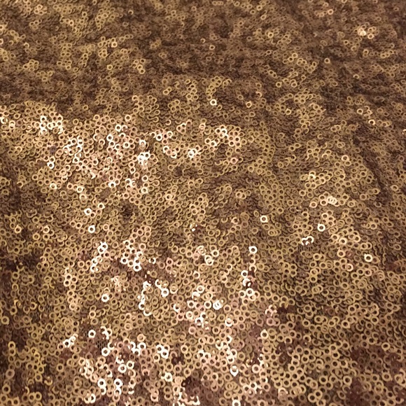 REDUCED Gold sequin cocktail dress - Picture 3 of 4