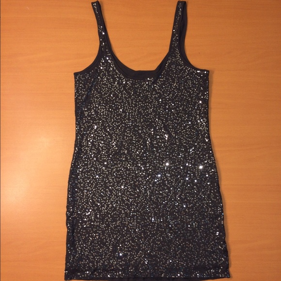EXPRESS Sequin Tank Dress