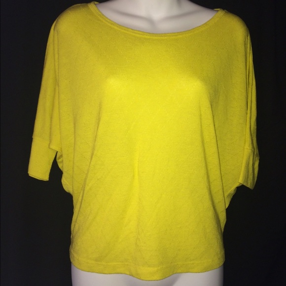 Spring yellow top Candies Sz S - Picture 2 of 4