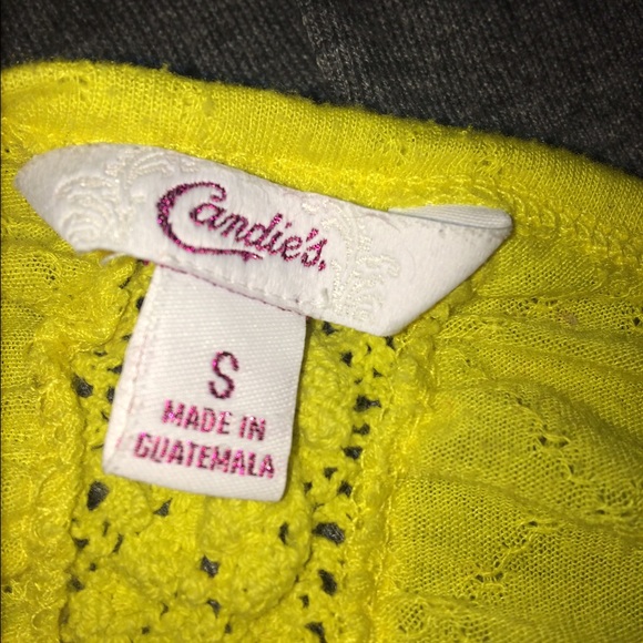 Spring yellow top Candies Sz S - Picture 4 of 4