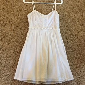 White lace dress