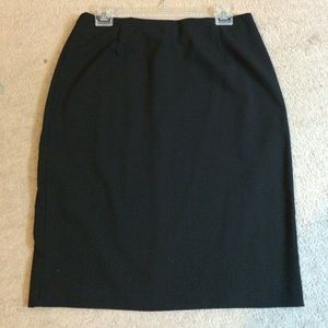 Black pencil skirt