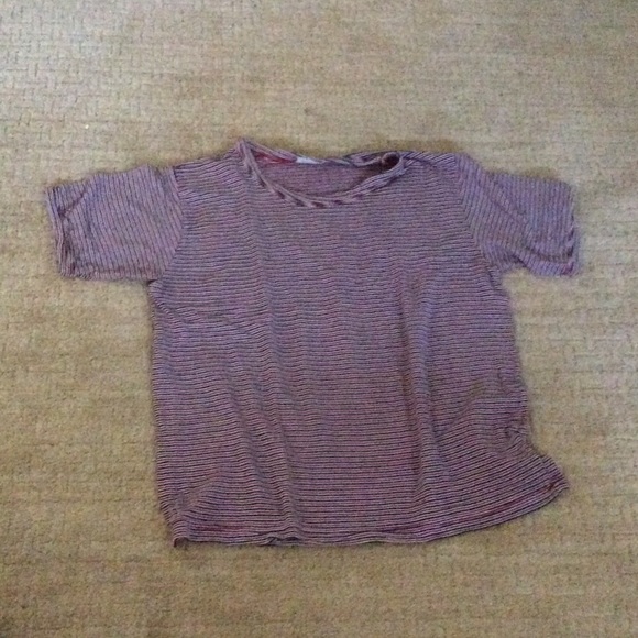 John galt red striped shirt