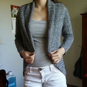 Grey cardigan