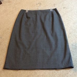 Grey pencil skirt