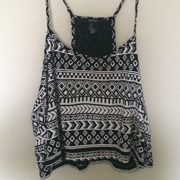 TRIBAL SPAGHETTI CROP TOP - Picture 1 of 1