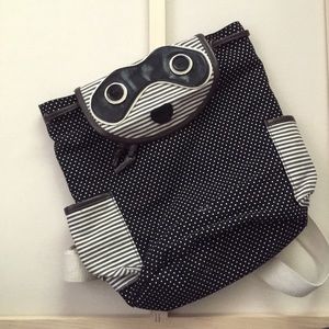 Adorable raccoon backpack!