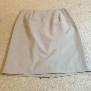 Tan/beige skirt (lined)
