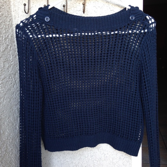 Knitted crop top
