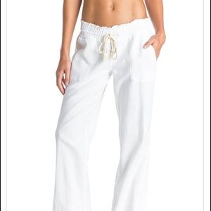 White Roxy Sweats. Never worn