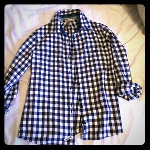 B&W checkered flannel