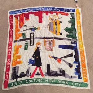 Juicy Couture Silk Scarf