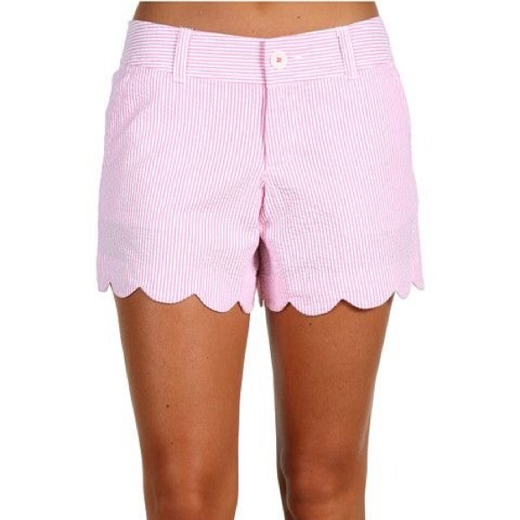 Seersucker shorts size 6.