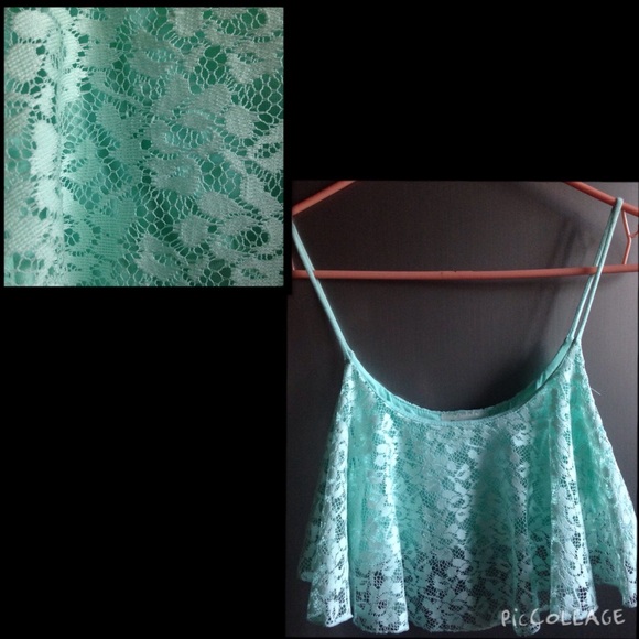 Lace crop top