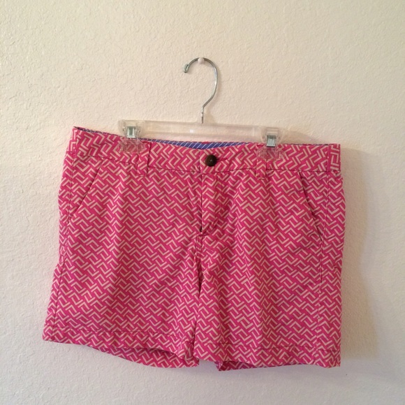 ❌SOLD❌Merona Pink & White Design Shorts Sz 4