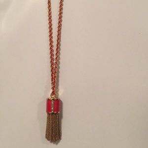 Juicy Couture long tassel necklace