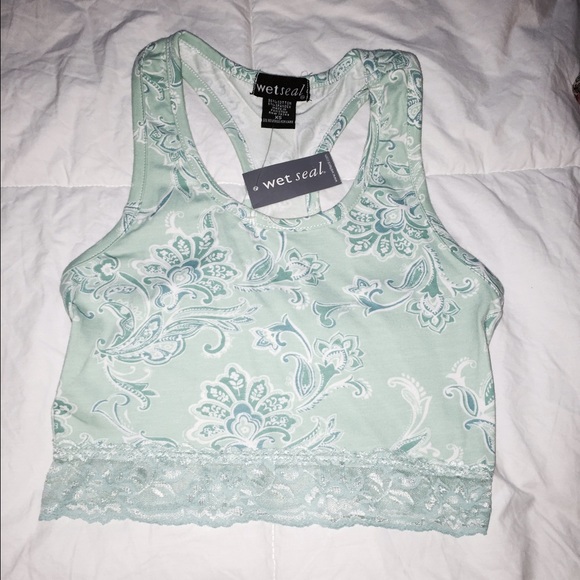 Printed crop top