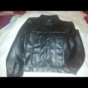 Cute Faux leather jacket