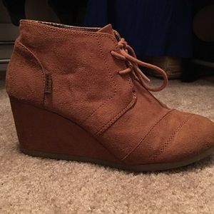 Suede booties