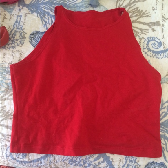 American Apparel Tops - Red crop top