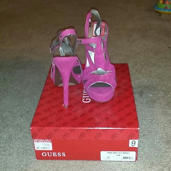 Pink Guess Heels
