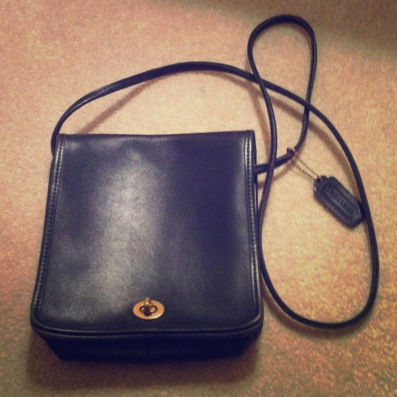 Authentic Coach Leather Crossbody Purse