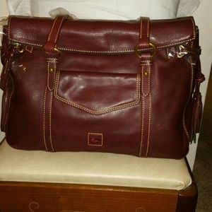 NEW D & B Crimson Smith Florentino leather bag