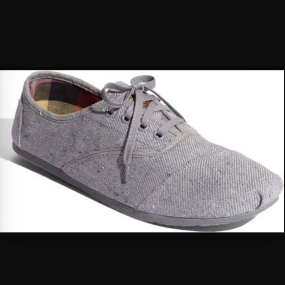 TOMS Shoes - Grey toms cordones
