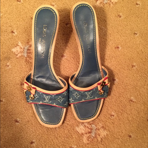 Louis Vuitton Denim slides