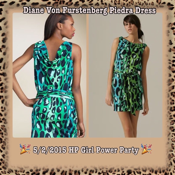 🏈 🎉HP Girl Power Party 🎉DVF Piedra Dress Sz. 2