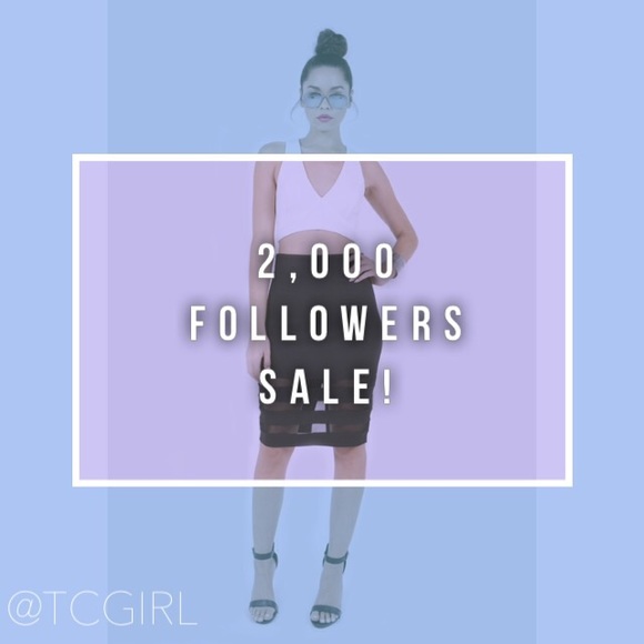 Yay we made it!!! 2,000 followers!! 20% Off!
